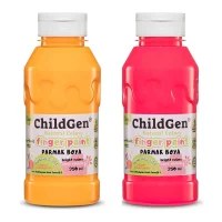Childgen Parmak Boyası Yıkanabilir 3lü Neon Set 3x350 Ml