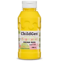 Childgen Parmak Boyası Yıkanabilir 3lü Set Turuncu-sarı-mor 3x350 Ml