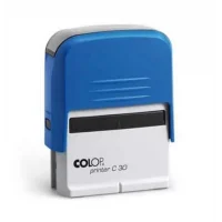 Colop Printer C30 Mavi Kasa Siyah Keçe 18x47mm 15314076