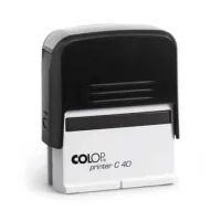 Colop Printer C40 Siyah Kasa Siyah Keçe 23x59mm 15314090