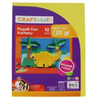 Craft And Arts 25x35 Fon Kartonu 120 Gr 10lu Poşet 30001077