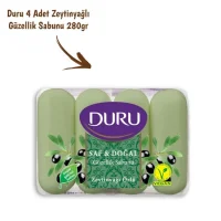 Duru Saf Doğal Güzellik Sabunu 4x70 Gr Zeytinyağlı 535124