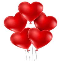 Erbay Gemar Cr 10 Kalp Balon 100 Lü_kırmızı 42 Xzy