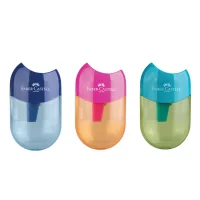 Faber Castell Kalemtraş Mini Apple Trend Renkler 12li 5140183515000