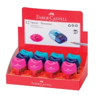 Faber Castell Kalemtraş Mini Apple Trend Renkler 12li 5140183515000