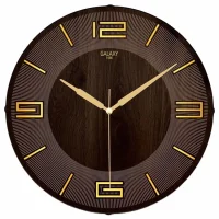Galaxy Duvar Saati Exclucive Yaldızlı Cızgıl Kahve 1999-01