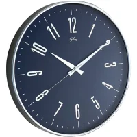 Galaxy Duvar Saati Exculusive Gri Cer Mavi Kadran 717-g-1