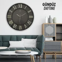 Galaxy Duvar Saati Exculusive Gri Fosforlu Fs-719-g