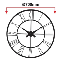 Galaxy Duvar Saati Gold Metal Dm-100-ak