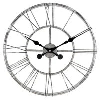 Galaxy Duvar Saati Gri Metal Çerçeve Dm-65-gk