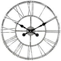 Galaxy Duvar Saati Gri Metal Dm-100-gk