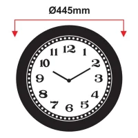 Galaxy Duvar Saati Premium Ceviz 1974-v