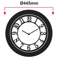 Galaxy Duvar Saati Premium Fındık Kasa 1965-va