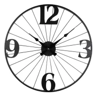 Galaxy Duvar Saati Siyah Metal Dm-110-k