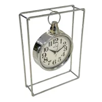 Galaxy Masa Saati Elips Gold Silver 28,5*38 Cm  Ayp-m836-g