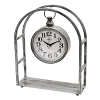 Galaxy Masa Saati Gri Siyah 28,5*38 Cm Elips Ayp-833-gk