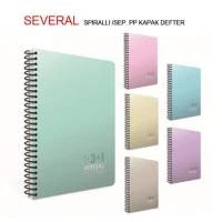 Gıpta Several A4 Spiralli Pp Kapak Defter 5+1 200 Yaprak 5381