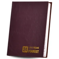 Gülpaş Fihrist 20x28 Ticari Suni Deri 24 Lü 176 Tcdf