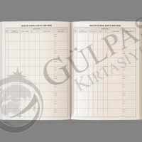 Gülpaş Gelen Evrak Defteri Suni Deri Ciltli 200 Yaprak 352