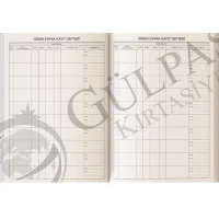 Gülpaş Giden Evrak Defteri Suni Deri Ciltli 100 Yaprak 353