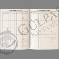 Gülpaş Giden Evrak Defteri Suni Deri Ciltli 200 Yaprak 354