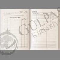 Gülpaş İzin Ve Rapor Defteri Ciltli 524
