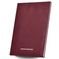 Gülpaş Karar Defteri Düz Suni Deri Ciltli 357 Tcdf