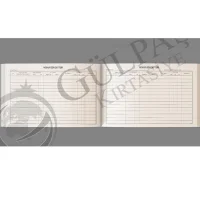 Gülpaş Memur İzin Defteri 17x24 Suni Deri 100 Yaprak 398
