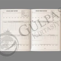 Gülpaş Nöbet Defteri 25x30 Ciltli 200 Yaprak 356