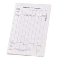 Gülpaş Öğrenci Yoklama Fişi 8 Ders 100 Lü 455