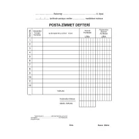 Gülpaş Posta Zimmet Defteri Büyük Ciltli 520