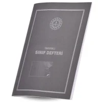 Gülpaş 25*35 Plastik Kapak Takvimli Sınıf Defteri 1-2-3-4-5 Sınıflar Zımbalı Dikişli 390