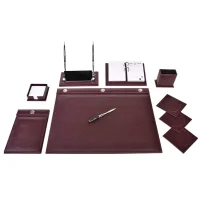 Gülpaş Sümen Takımı 9 Parça Lüx Düğmeli Suni Deri 258