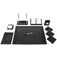 Gülpaş Sümen Takımı Lüks 11 Parça Yeni Çerçeveli Siyah 919