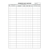 Gülpaş Ziyaretçi Defteri Suni Deri Ciltli 100 Yaprak 369