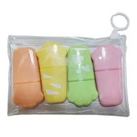 İbiş Pati Şekilli Fosforlu Kalem 4li Poşet İbis-fl-8209 İbsk