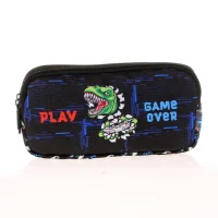 Kaukko Kids Love 3 Bölmeli Kalem Çantası Sweet Dinosaur L8131