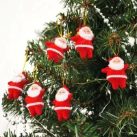 Kikajoy Yılbaşı Ağaç Süsü Noel Baba 6lı 2006784-3 Ybs