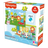 Ks Games Puzzle Fisher-price Baby Railway &amp; Bedtime 2in1 Fp13406  Ksgm