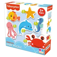 Ks Games Puzzle Fisher-price Baby Under Sea 6in1 Fp-13412 Ksgm