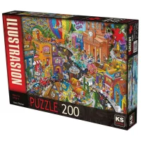 Ks Games Puzzle 200 World İn A Hurry 24005 Ksgm