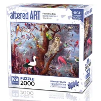 Ks Games Puzzle Yetişkin 2000 Parça Fascinating Birds 22515 Ksgm