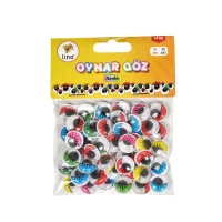 Lino Oynar Göz 15 Mm Renkli 50li Rbz-150