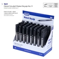 Mas 563 Maket Bıçağı Metal Gövdeli Klipsli