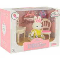 Mega 6621-1 Bay Dream Mini Tavşan Aksesuarlı Şifonyer Seti 330804 Oyck