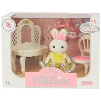 Mega 6621-1 Bay Dream Mini Tavşan Aksesuarlı Şifonyer Seti 330804 Oyck