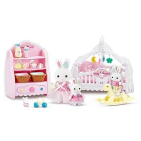 Mega 6621-7 Bay Dream Mini Tavşan Bebek Odası Seti 336806 Oyck