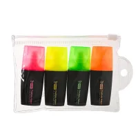 Mikro Mini Fosforlu Kalem Mk-604-4lü Renkli  Shnk