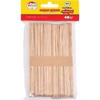 Mileo  Ahşap Dondurma Çubuk Geniş 150*18*1.6mm Naturel 1832