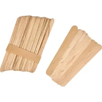 Mileo  Ahşap Dondurma Çubuk Geniş 150*18*1.6mm Naturel 1832